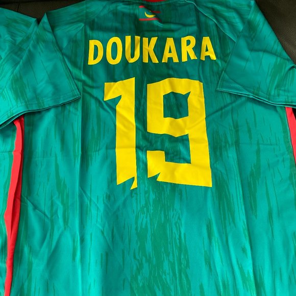 AB brand MAURITANIA National Team SOULEYMANE DOUKARA Men's JERSEY Sz M,L,XL,2XL - Picture 3 of 7